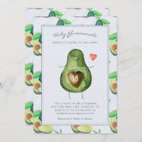 Saint-Guacamole | Invitation Baby shower Avocado