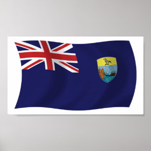 Saint Helena Flag Poster Print