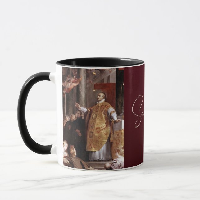 Saint Ignace Loyola, Mugs catholiques de café (Gauche)
