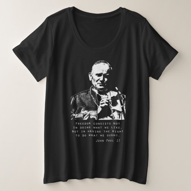 Saint Jean-Paul II T-shirt (Design devant)