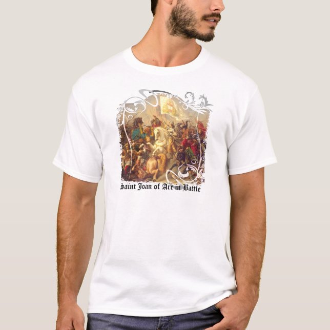 Saint Jeanne d'Arc dans le T-shirt léger des (Devant)