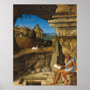 Saint Jérôme - Giovanni Bellini Affiche d'art fine