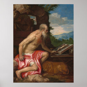 Saint Jerome - Veronese Fine Art Poster