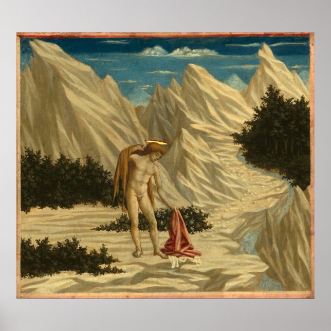 Saint John - Domenico Veneziano Poster d'Art (Devant)