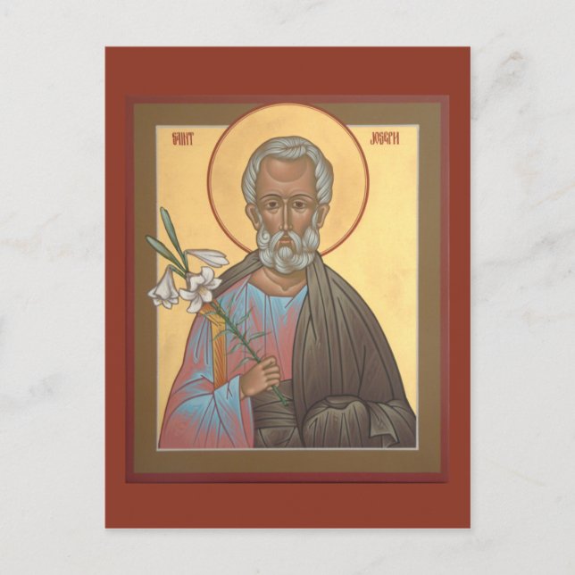 Saint-Joseph, la carte de prière (Devant)