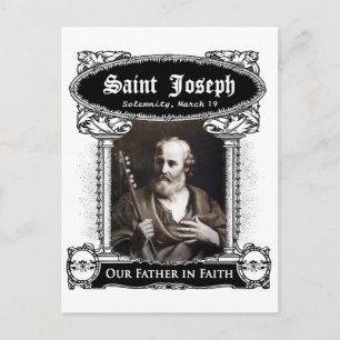 Saint Joseph - Notre Père dans la foi Carte postal