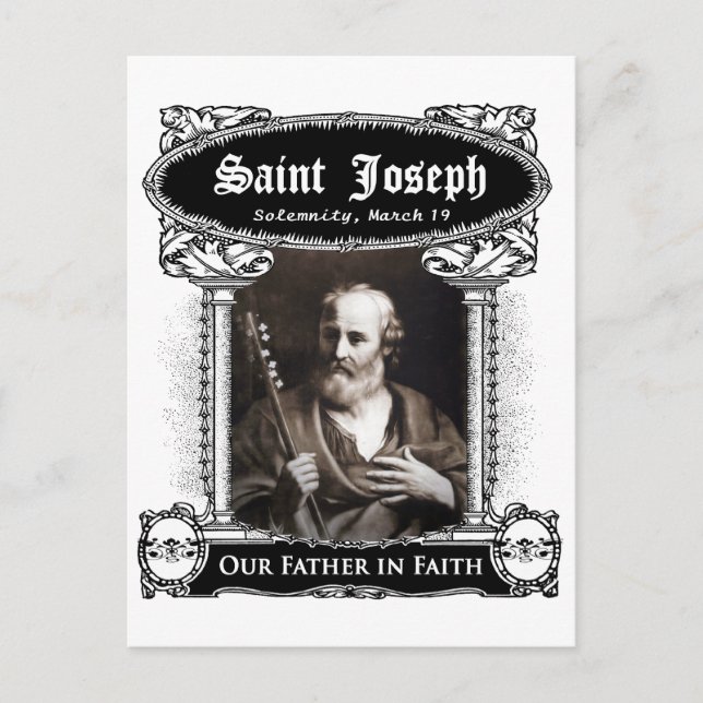 Saint Joseph - Notre Père dans la foi Carte postal (Devant)