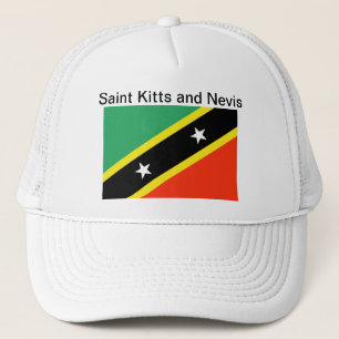 Saint Kitts et casquette de drapeau du Niévès
