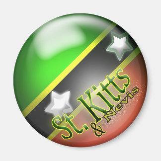 Saint-Kitts-et-Nevis - Magnet patriotique