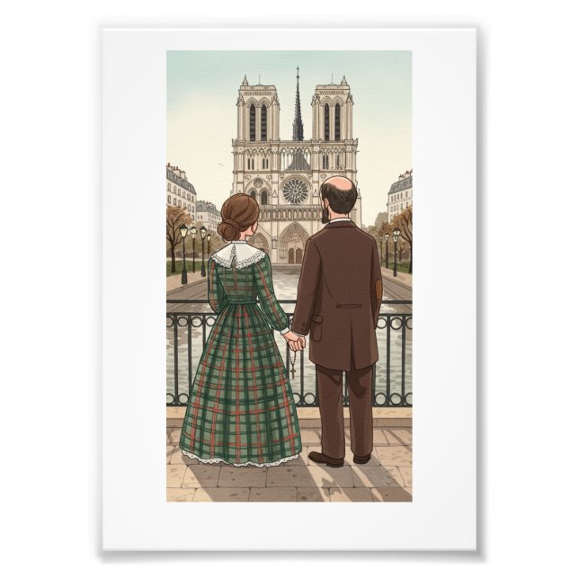 Saint Louis & Zelie Martin Catholic Photo Print (Devant)