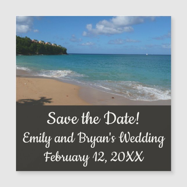 Saint Lucia Beach Paysage tropical (Devant)