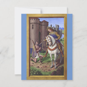 Saint Martin de Tours coupant son manteau en deux