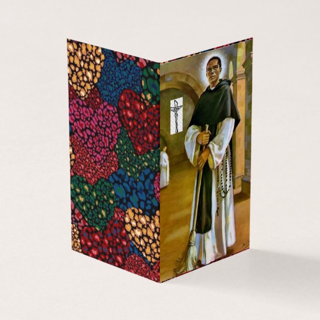 Saint Martin of Porres Prayer Card (Outside)