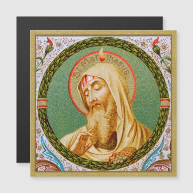 Saint Matthieu l'Apôtre (JMAS 08) Carte magnétique (Devant / Derrière)