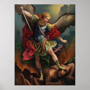 Saint Michael l'Archange Grande affiche