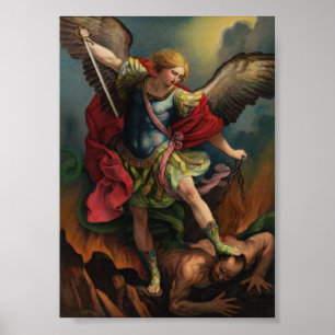 Saint Michael l'Archange Petite affiche