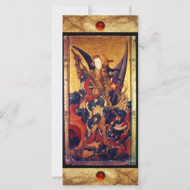 Saint Michael Vanquishing le diable (Devant)