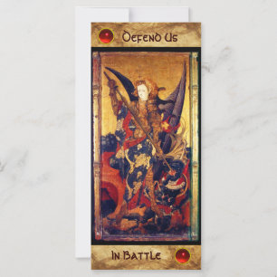 Saint Michael Vanquishing the Devil Prayer Card