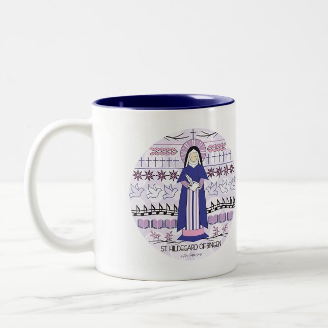 Saint Mug : St. Hildegard de Bingen (Gauche)
