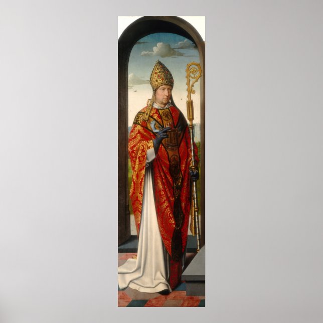 Saint Nicholas - Gerard David Fine Art Poster (Devant)