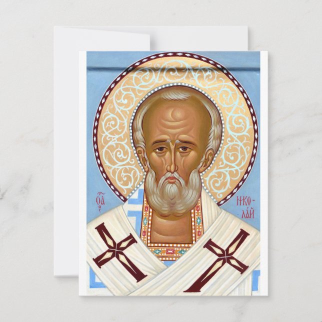 Saint Nicolas de Myre Art Orthodoxe de Grande Qual (Devant)