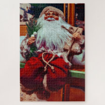 Saint-Nicolas vintage avec cadeaux | Puzzle de Noë
