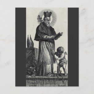 Saint Patrick Apôtre d'Irlande Art monochrome