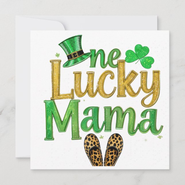 Saint Patrick chanceuse Maman (Devant)