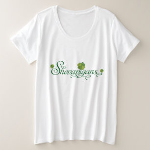 Saint Patrick Day Shenanigans Shamrock irlandais