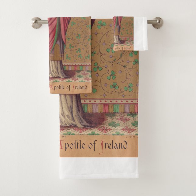 Saint Patrick d'Irlande Art Sacré Celtique (En situation)