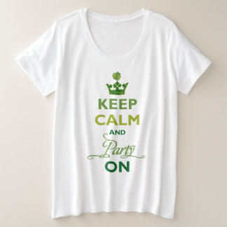 SAINT PATRICK Gardez Le Calme Sur Le Shamrock Irla