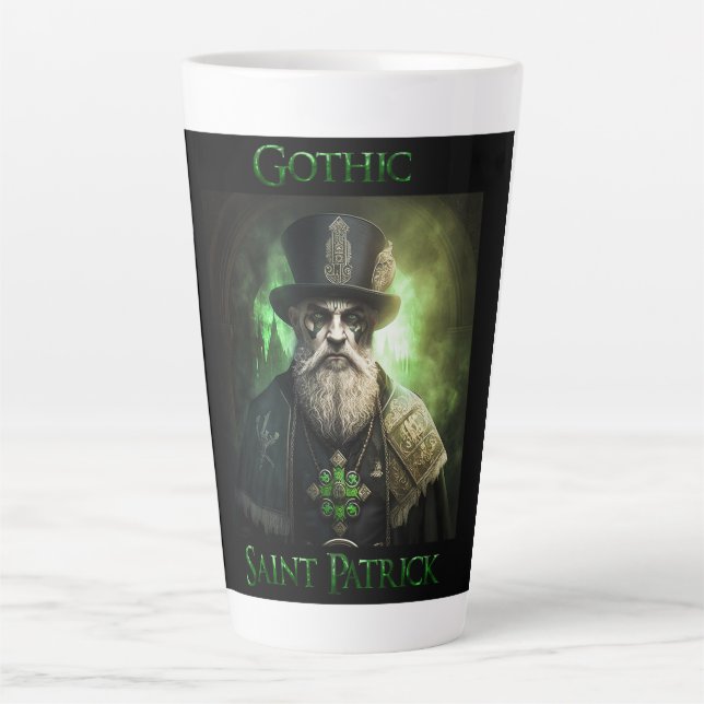 Saint Patrick Latte Mug gothique (Devant)