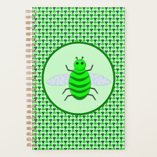 Saint Patricks Day Bee et Shamrocks (Devant)