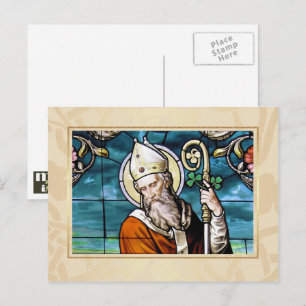 Saint Patrick's Day Bénédictions Carte postale rel