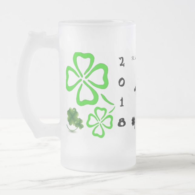 Saint Patrick's Day Bier Mug Modèle (Gauche)