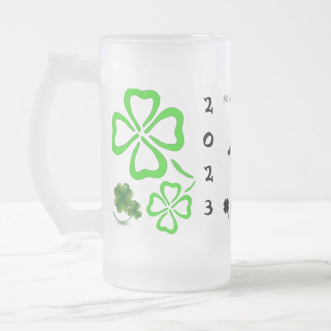 Saint Patrick's Day Bier Mug Modèle (Gauche)