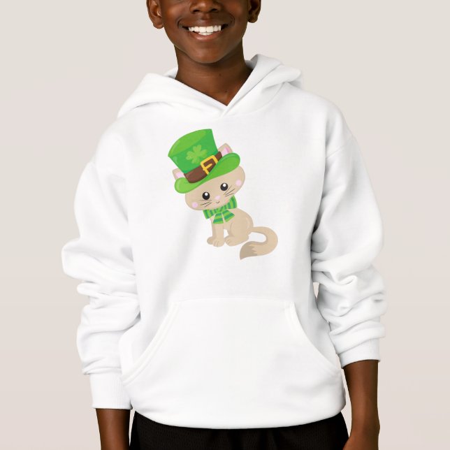 Saint Patrick's Day Chat, Leprechaun Casquette, Cl (Devant)