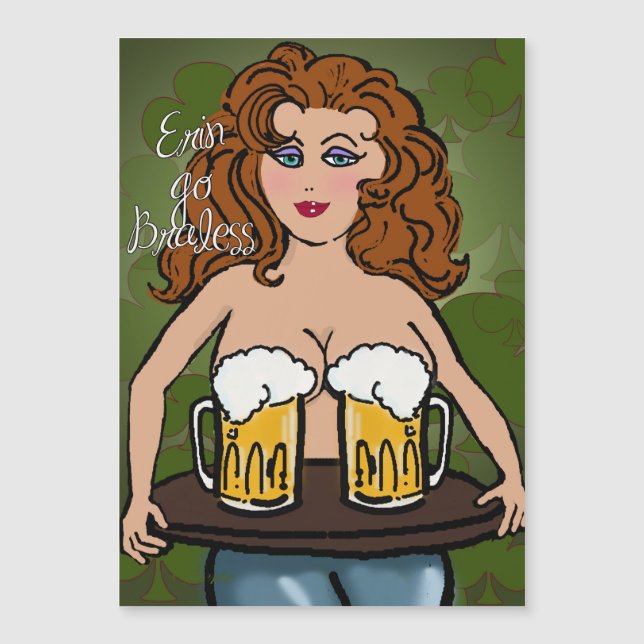 Saint Patrick's Day | Erin Go Braless (Devant)