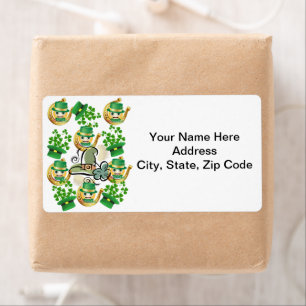 Saint Patrick's Day Étiquette Horseshoe