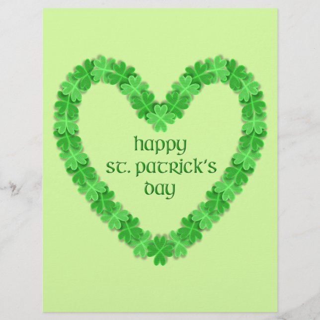 Saint Patrick's Day Heart (Devant)