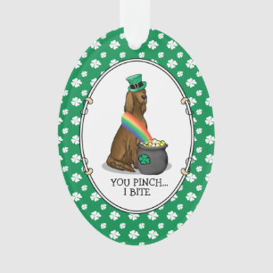 Saint Patrick's Day Irlandais Setter Dog (rouge 1)
