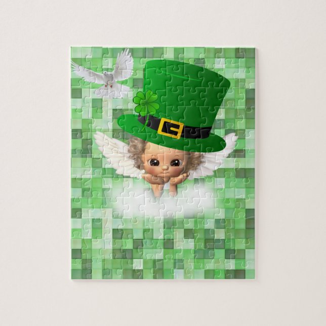 Saint Patrick's Day Jigsaw Puzzle Angel (Vertical)