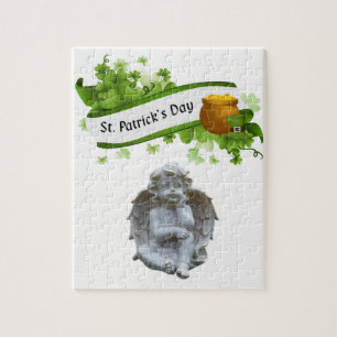 Saint Patrick's Day Jigsaw Puzzle Angel
