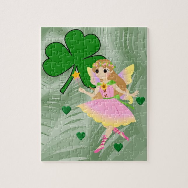 Saint Patrick's Day Jigsaw Puzzle Fairy (Vertical)