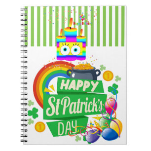 Saint Patrick's Day Joyeux Carnet d'anniversaire
