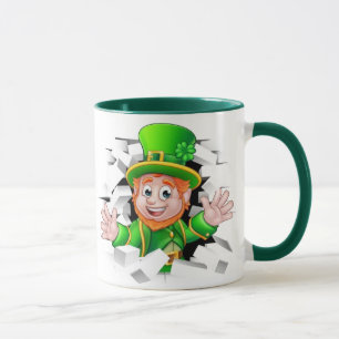 Saint Patrick's Day leprechaun mug