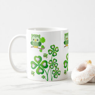 Saint Patrick's Day Mug Owl