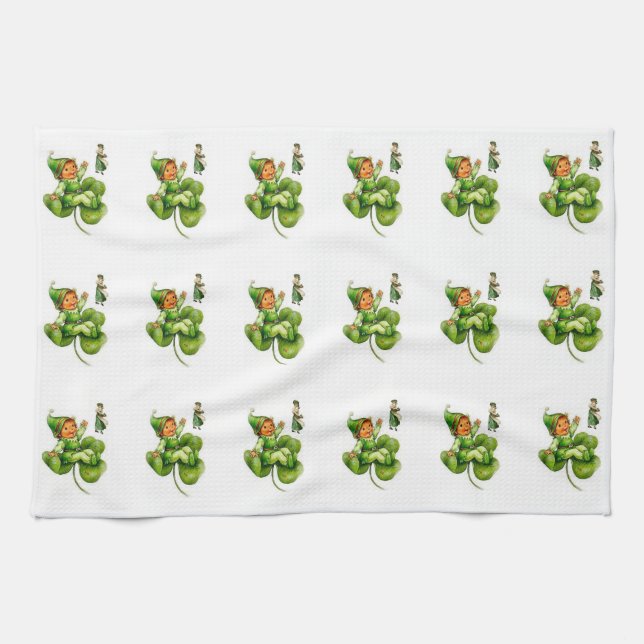 Saint Patrick's Day Serviette à main (Horizontal)
