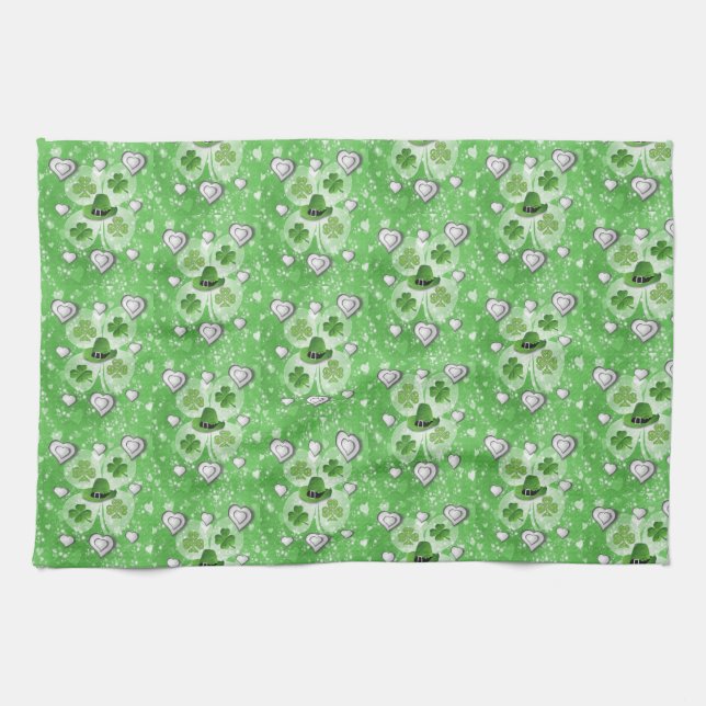 Saint Patrick's Day Serviette à main (Horizontal)