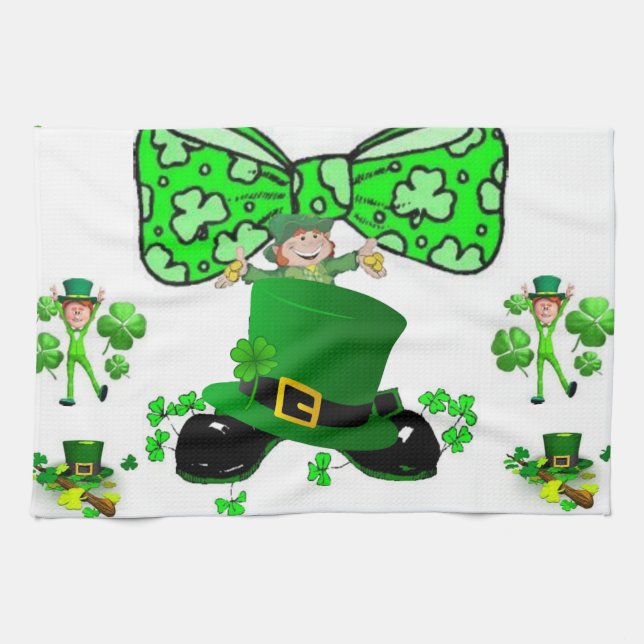 Saint Patrick's Day Serviette à main (Horizontal)